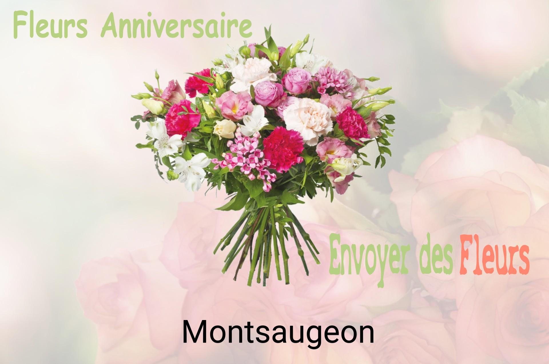 Bouquet de fleurs d’anniversaire livré à Montsaugeon
