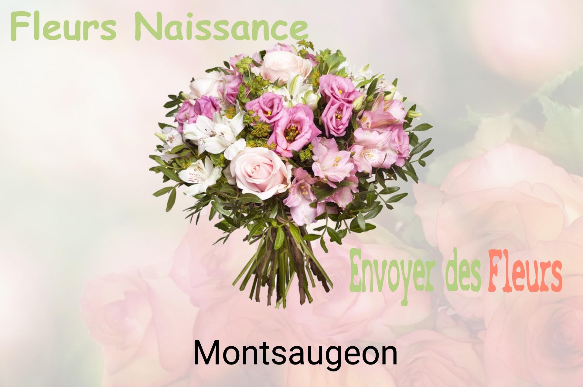 Bouquet de fleurs de naissance livré à Montsaugeon